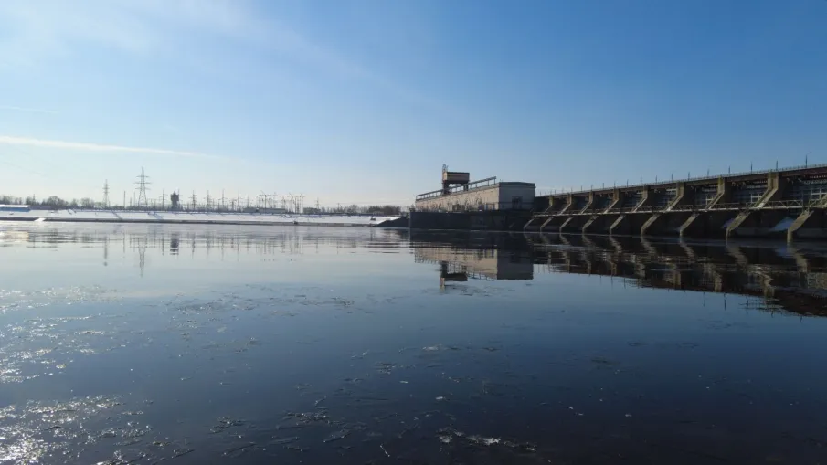 Нижегородская ГЭС готовится к пропуску весеннего половодья
